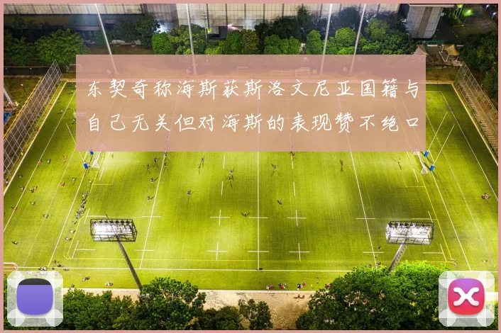 东契奇称海斯获斯洛文尼亚国籍与自己无关但对海斯的表现赞不绝口